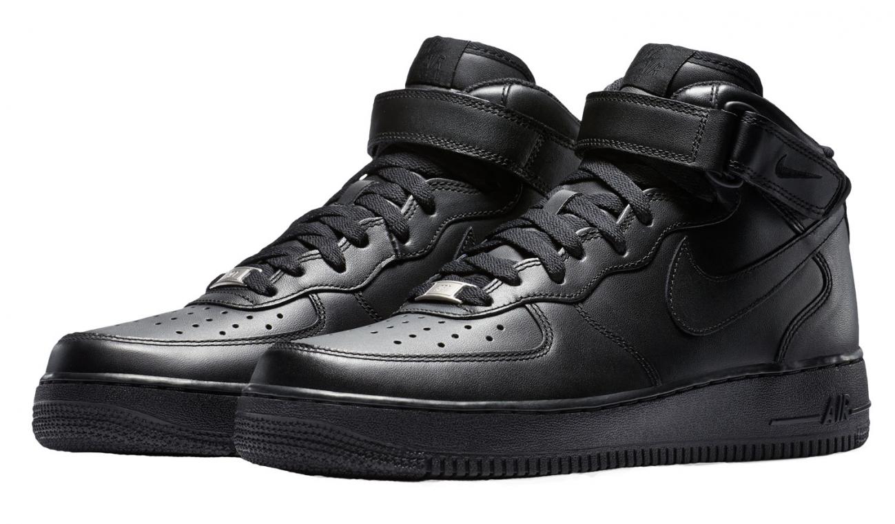 air force1 mid noir femme,Nike Air force 1 mid Noir Noir Courir www.jeannemarie.fr